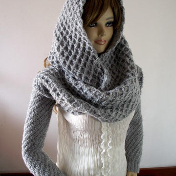 Khloe Hood Scarf with Sleeves