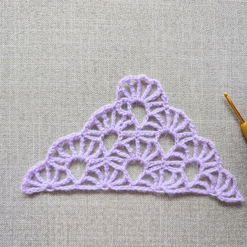 Crochet Bandana/Shawl Pattern/Chart #18