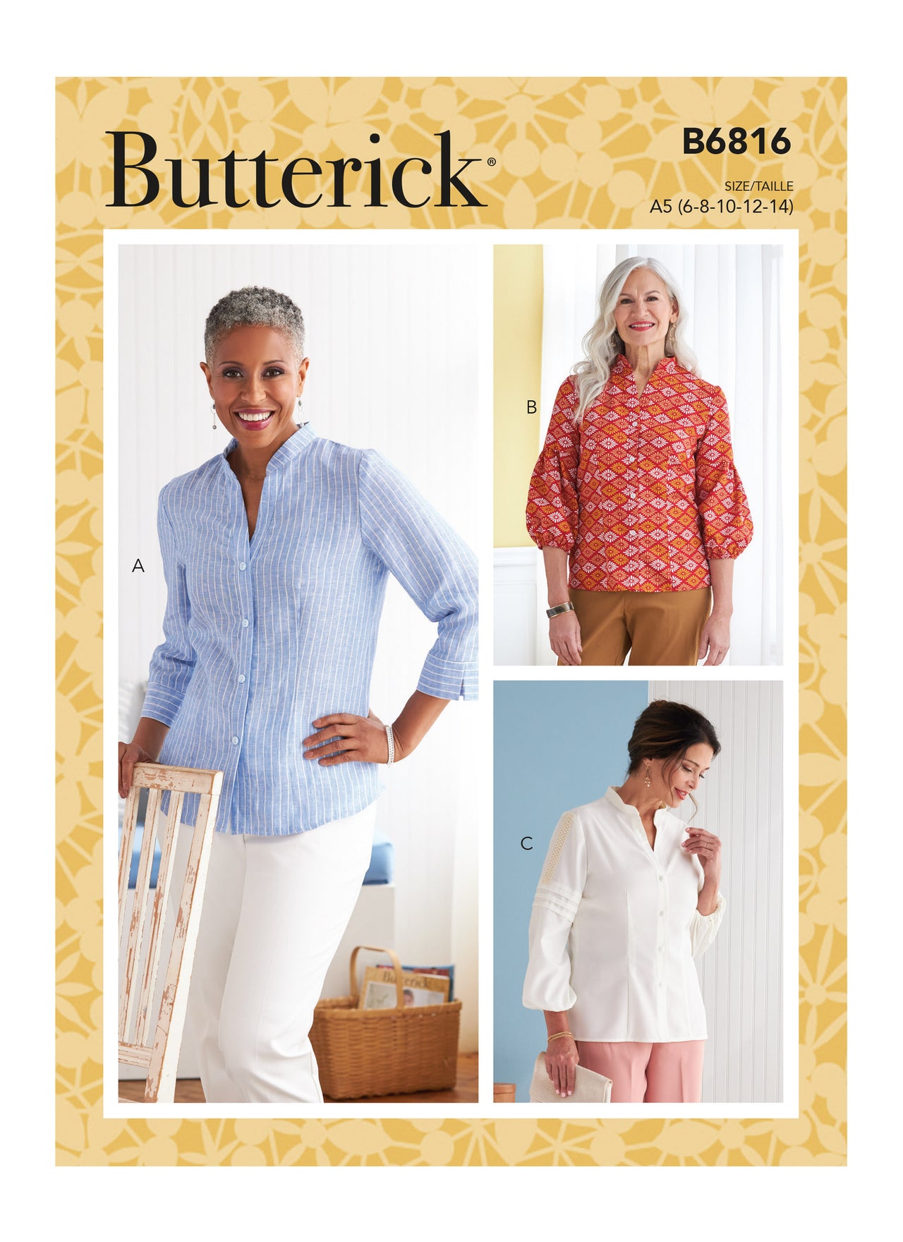 Butterick Misses' Top B6816 - Sewing Pattern