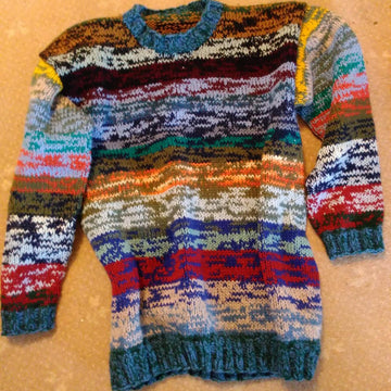 Wacky leftovers jumper