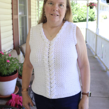 The Wheat Cabled Summer Top