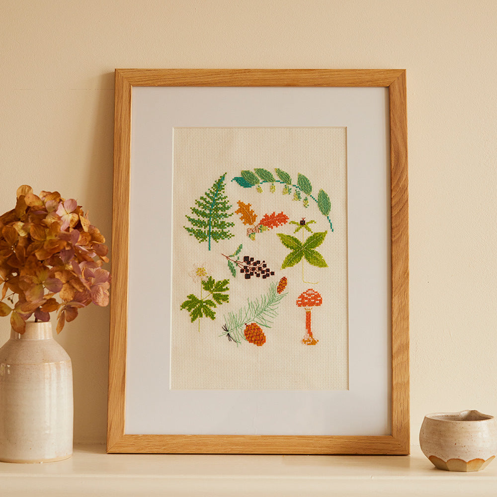 DMC Mindful Making The Woodland Glade Cross Stitch Kit