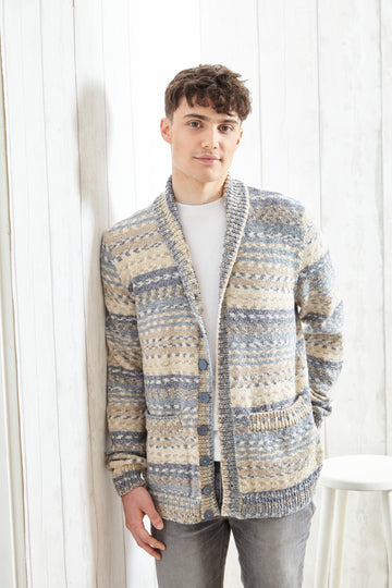Hoodie and Cardigan in King Cole Drifter DK - P5808 - Leaflet