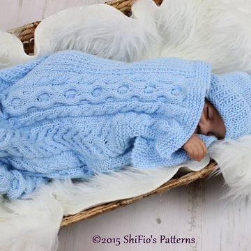 Kniting pattern Cuddle Cable Cocoon  #318