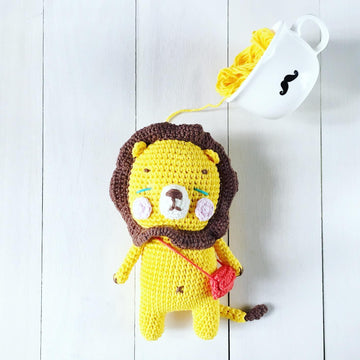 Amigurumei Kazuo the gentle lion amigurumi pattern