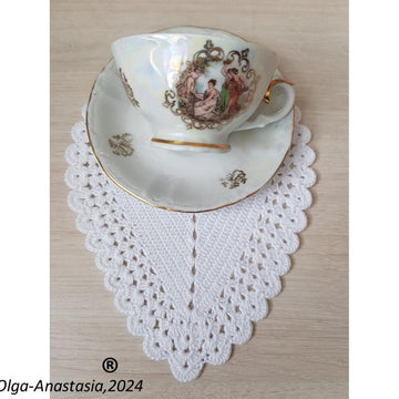 Crochet cup stand