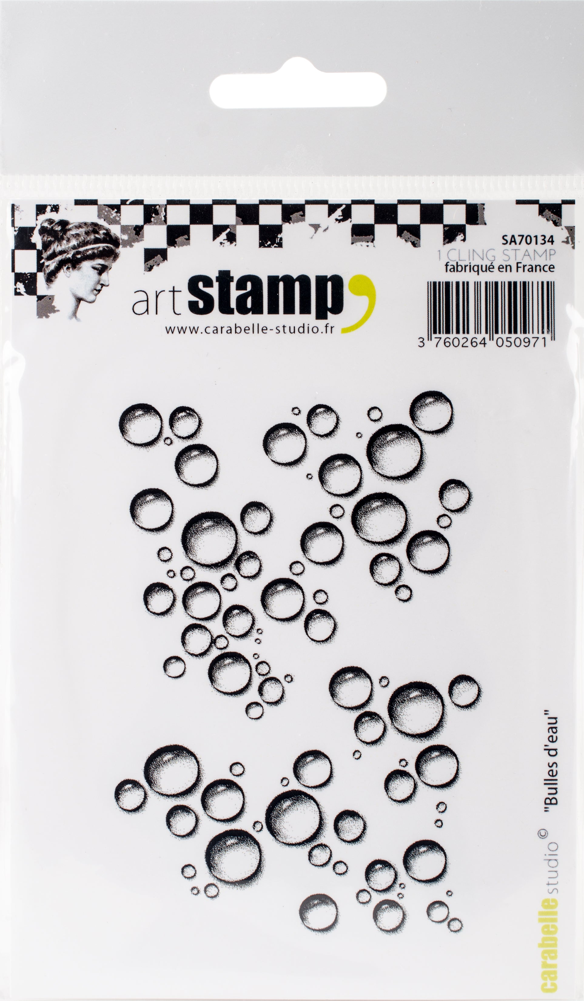Carabelle Studio Cling Stamp A7 - Bubbles Of Water