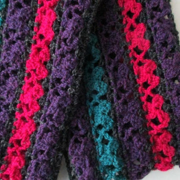 Infinity flower scarf