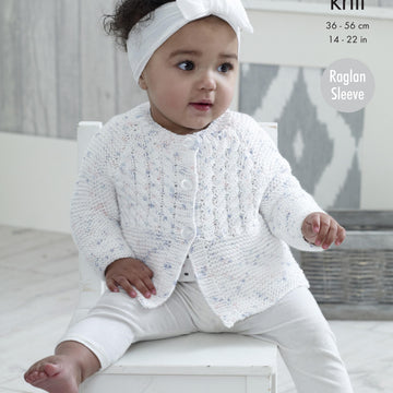 Cardigans, Blanket & Hat in King Cole Cottonsoft Candy DK - 5204 - Downloadable PDF