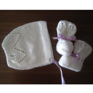 Little Princess Bonnet & Booties Set