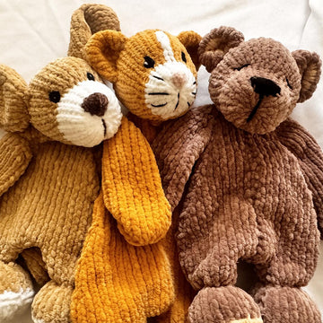 Bear, Puppy, Kitty Comforters