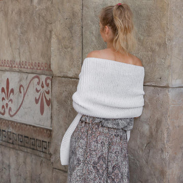 Knitting Pattern Winter Merino Wool Bridal Shawl