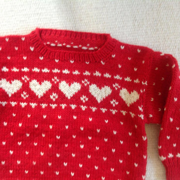 #02 Heart & Doll Child's Sweaters