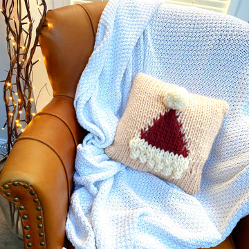 Hats Off To Santa Small Santa Hat Cushion Cover