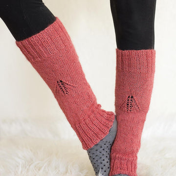 Wisteria Leg Warmers ~ Knit Version