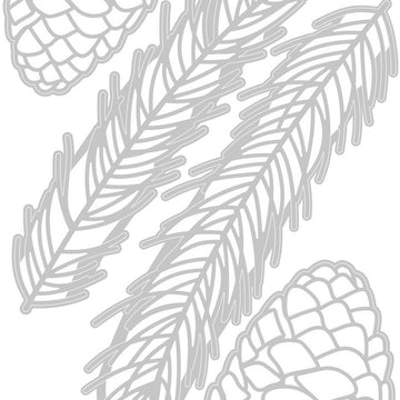Sizzix Thinlits Dies By Tim Holtz 4/Pkg - Pine Branch
