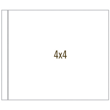 Simple Stories Sn@p! Photo Flips For 6"X8" Binders 12/Pkg - 4"X4"