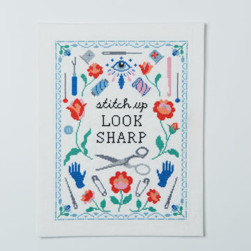 Wool and the Gang Look Sharp Cross Stitch Kit