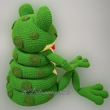 Frog stacking toy
