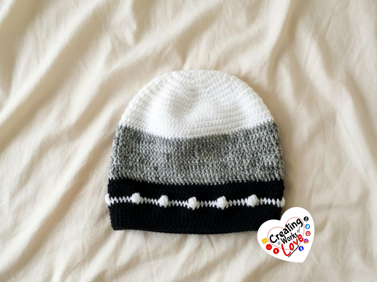 Three Tone Slouch Hat
