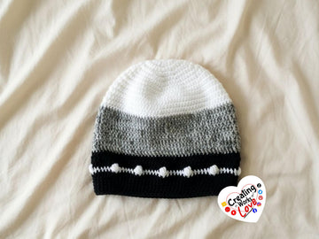 Three Tone Slouch Hat