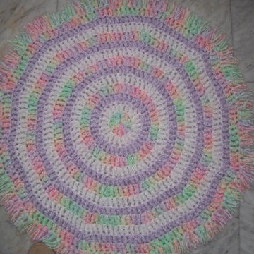 Quick Cotton Candy Swirl Baby Blanket