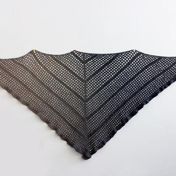 Simple Triangle Crocheted Shawl