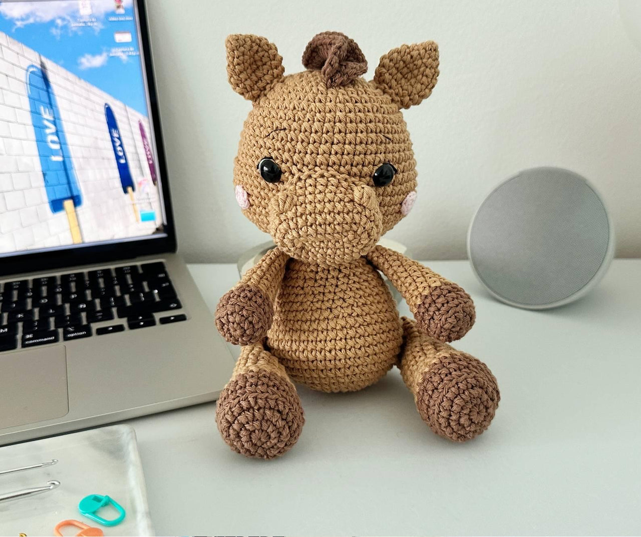 Horse Amigurumi Crochet Pattern PDF – Horse Soft Toy, Stuffed Animal Tutorial