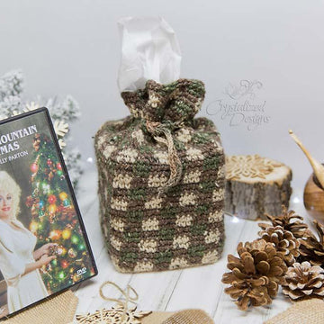 Rustic Gingham Tissue Cover