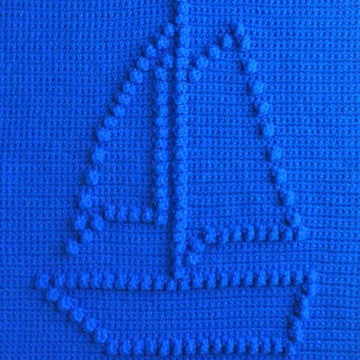 Sailboat Baby Blanket