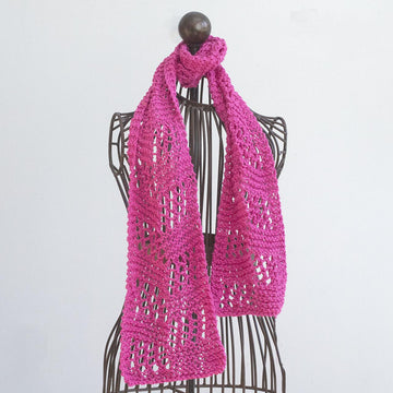 Three Easy Knit Lace Scarves