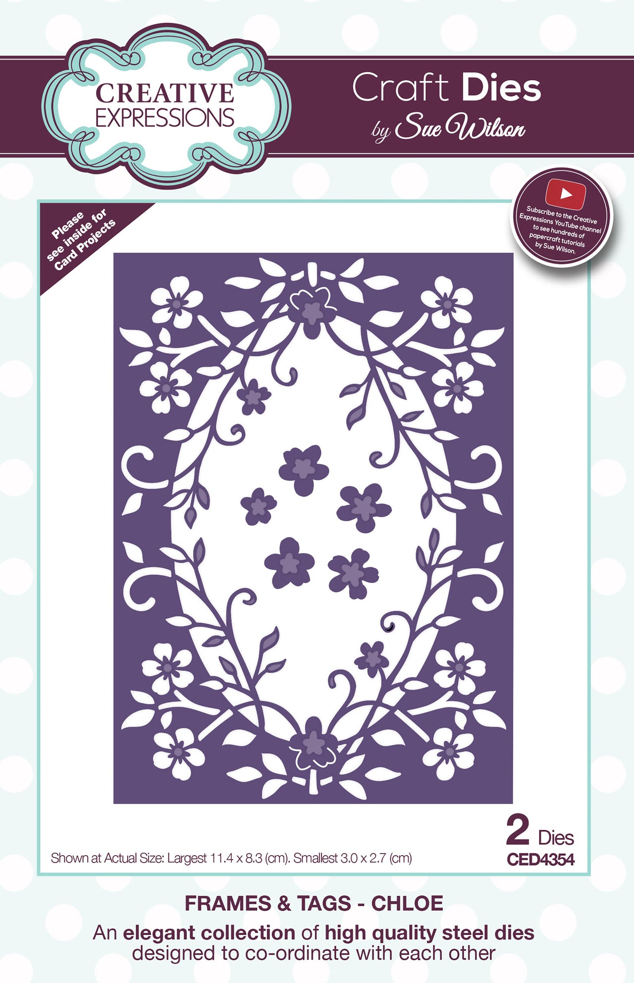 Creative Expressions Craft Dies By Sue Wilson - Chloe