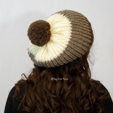 Chunky Shortcut Brioche Slouch Hat