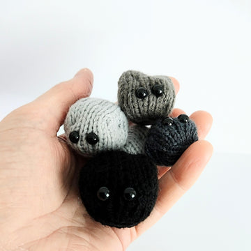 Amigurumi Moon Rock Samples