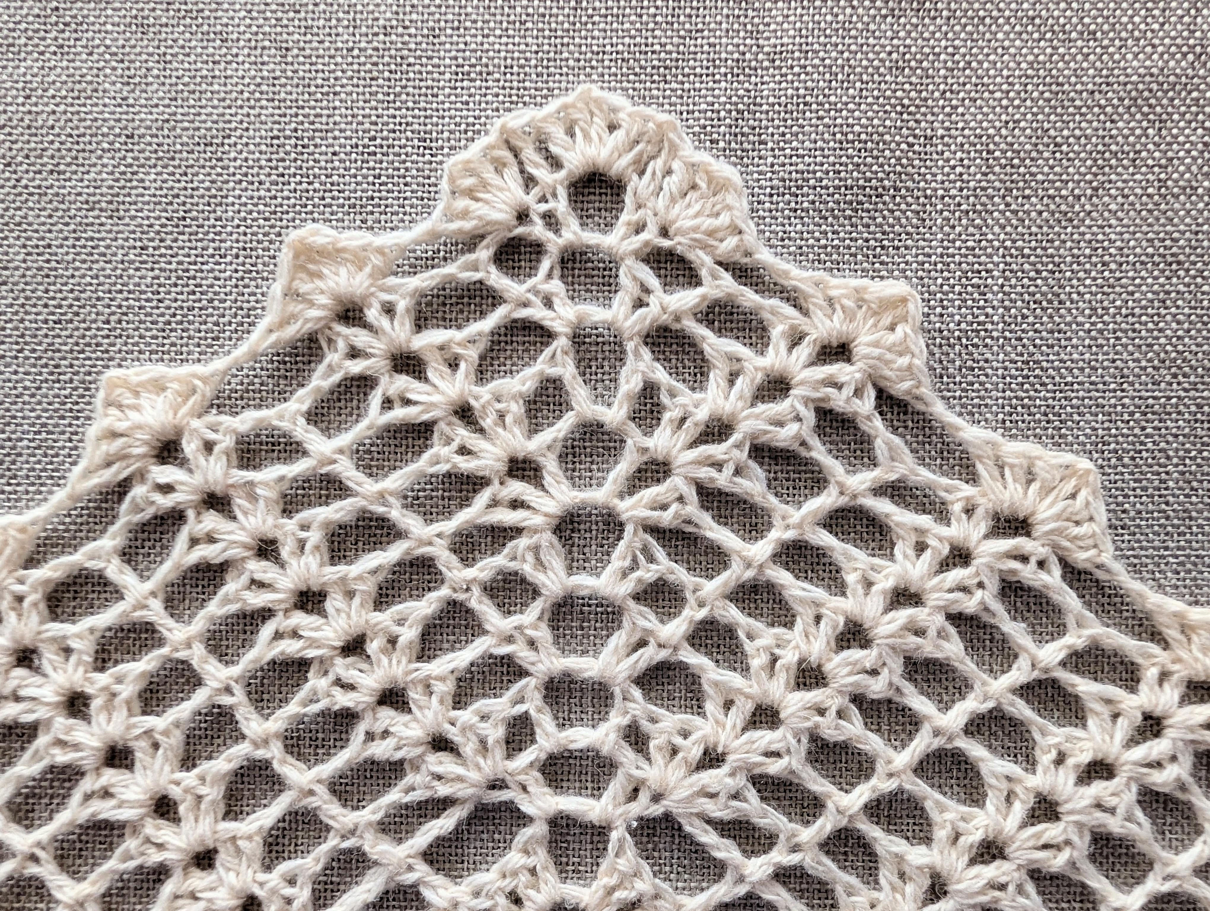 Triangle Lace Crochet Shawl #115