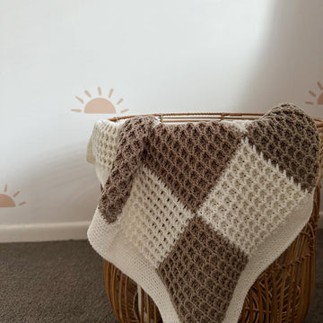 All Checkered Out Baby Blanket