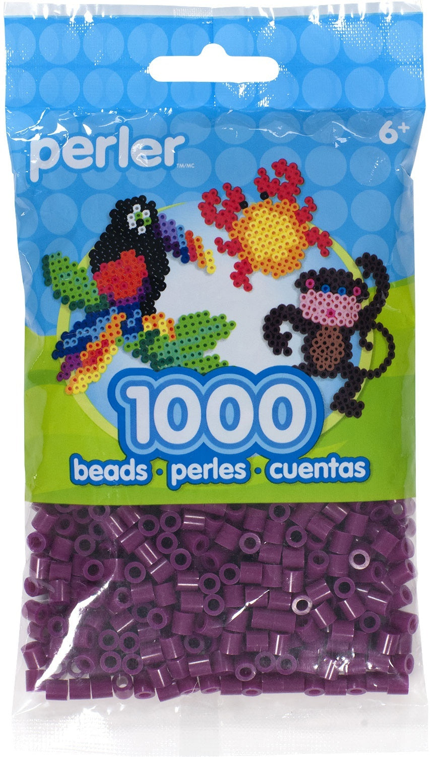 Perler Beads 1,000/Pkg - Eggplant