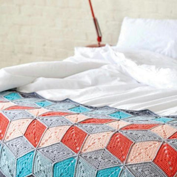 Big Top Crochet Throw Blanket