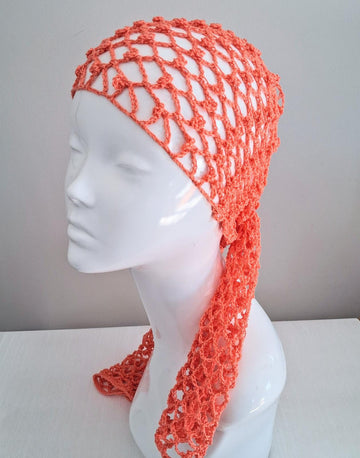 Crochet Trellis Mesh Head Wrap