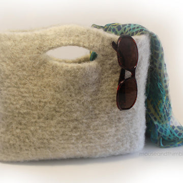 Tortile Tote Felted Wool Handbag UK TERMS 1915