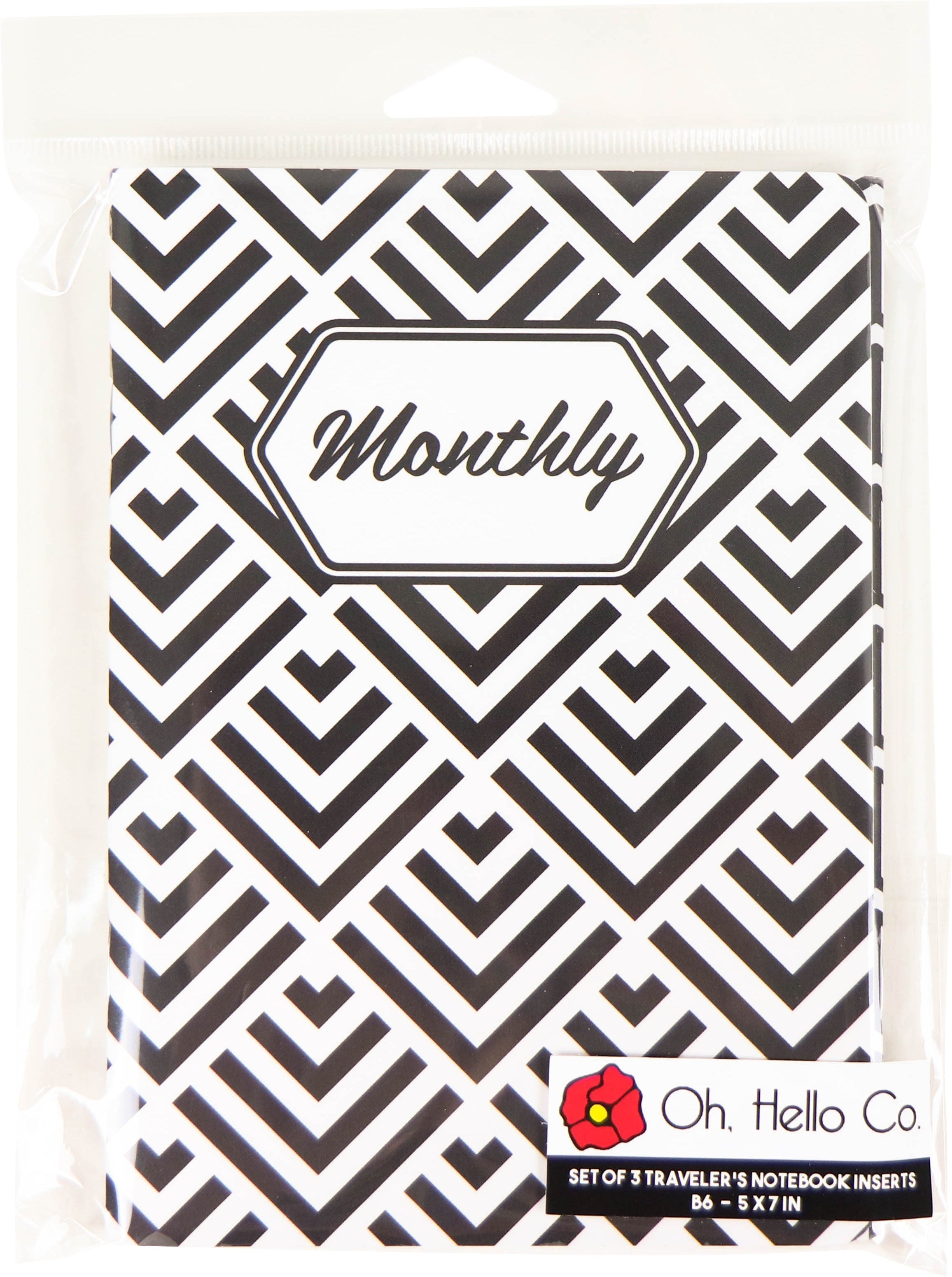 Oh, Hello Co. Oh Hello B6 Traveler's Notebooks Insert Bundle 3/Pkg - 605832