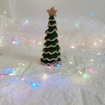Golden Edged Mini Christmas Tree
