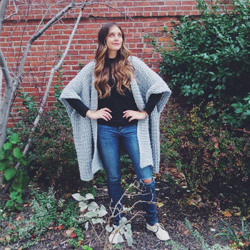 Cloaked in Clouds Poncho