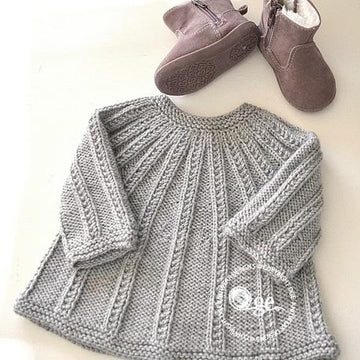 Seamless Top Down Cardigan and Onesie - P094