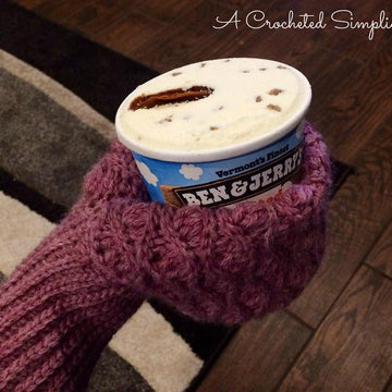 "Winter Waves" Coffee & Ice Cream Mitt