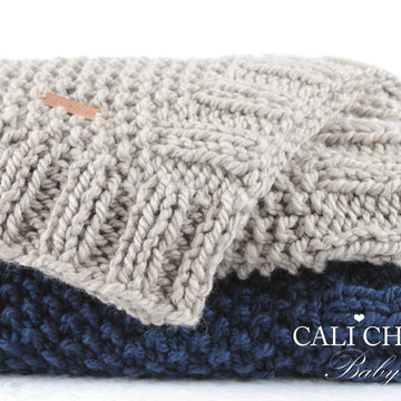 Manchester Knit Baby Blanket Pattern #132