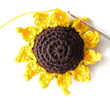 Crocheted Sunflower