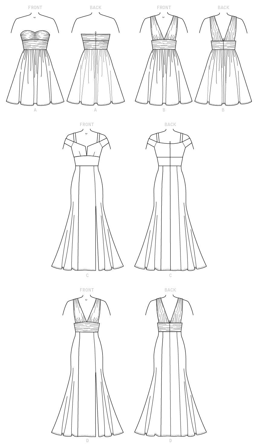 McCall's Misses' Dresses M7896 - Sewing Pattern