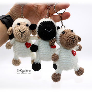Sheep Keychain Crochet Pattern