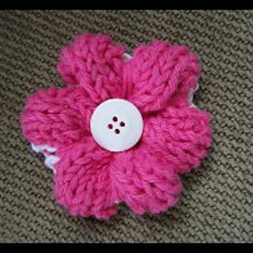Simple Knit Flower